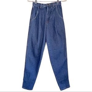 Sunbelt 80s Vintage 100% Cotton HighRise Pleated WideLeg Jeans Made in USA